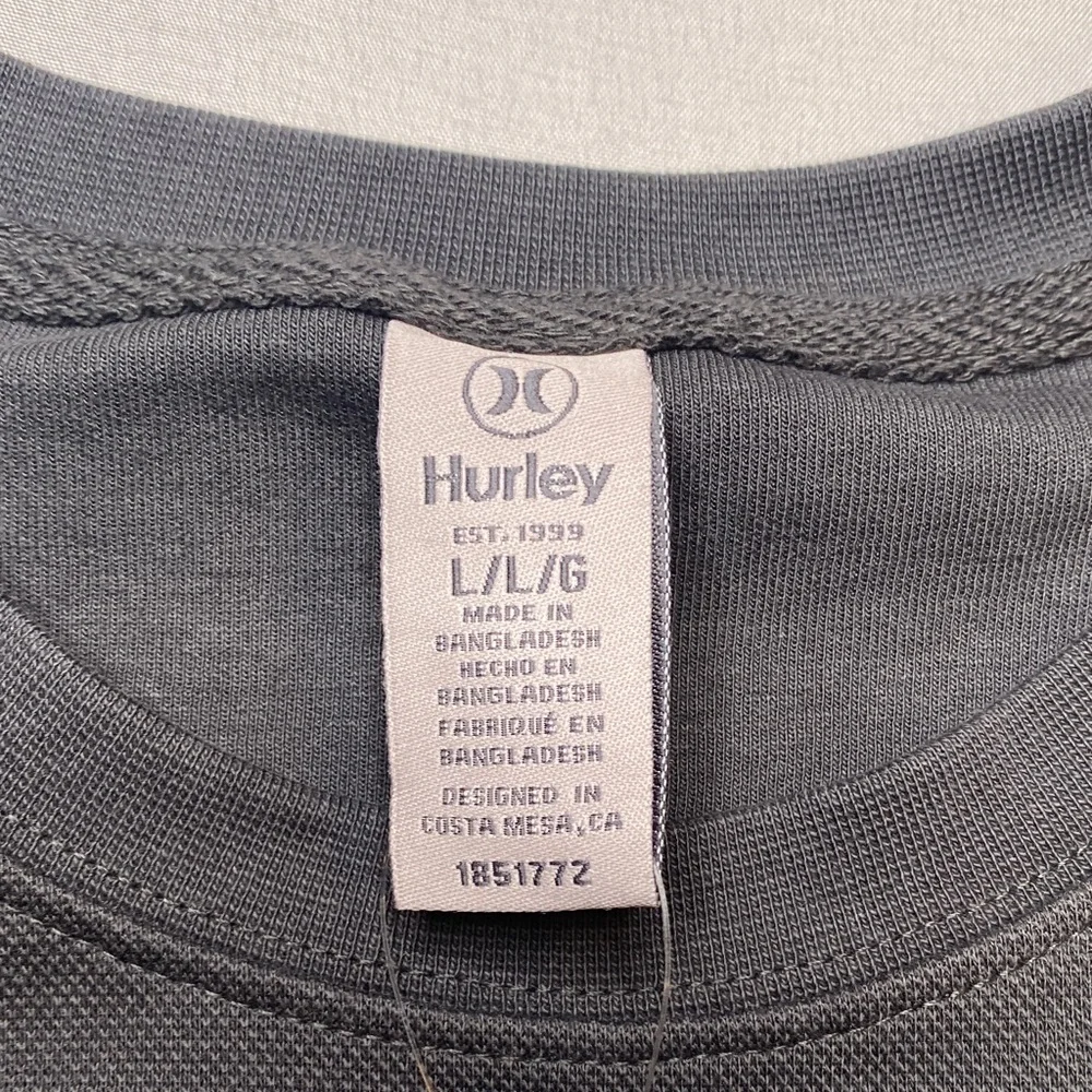 Hurley Men's Dark Gray‎ Crewneck Sweater